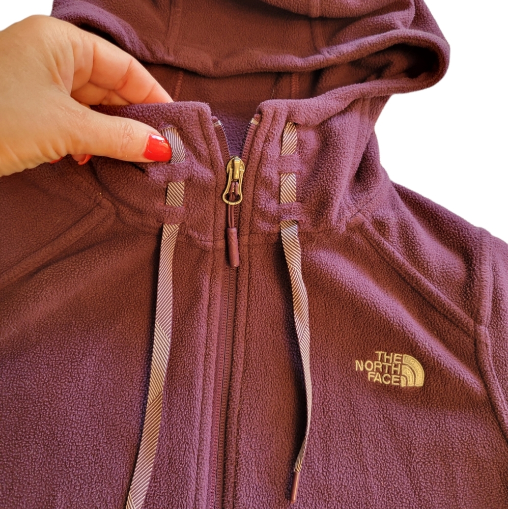 The North Face Zip-up Hooded Fleece Jacket, women